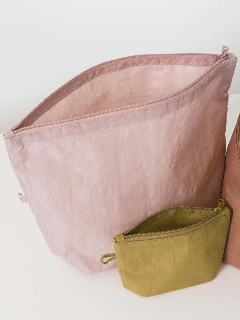 Baggu Large Pouch - Light Pink Sunset Collection - NWOT